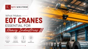Read more about the article What Makes EOT Cranes Essential for Heavy Industries